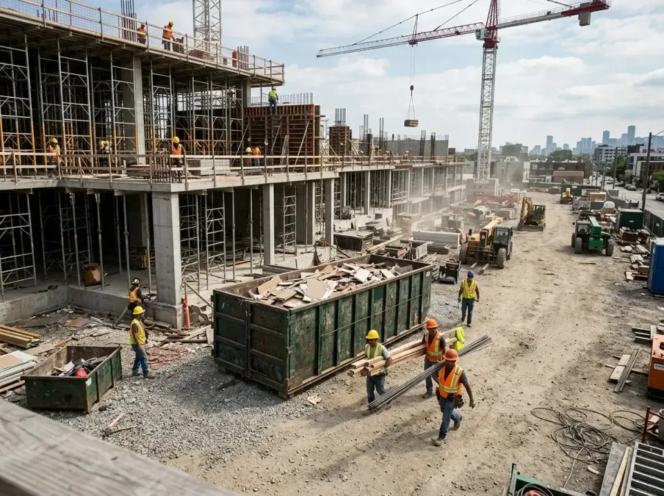 commercial-construction-site-w-002 — frequently asked questions, Low Cost Construction Dumpster Rental in South St. Paul, MN